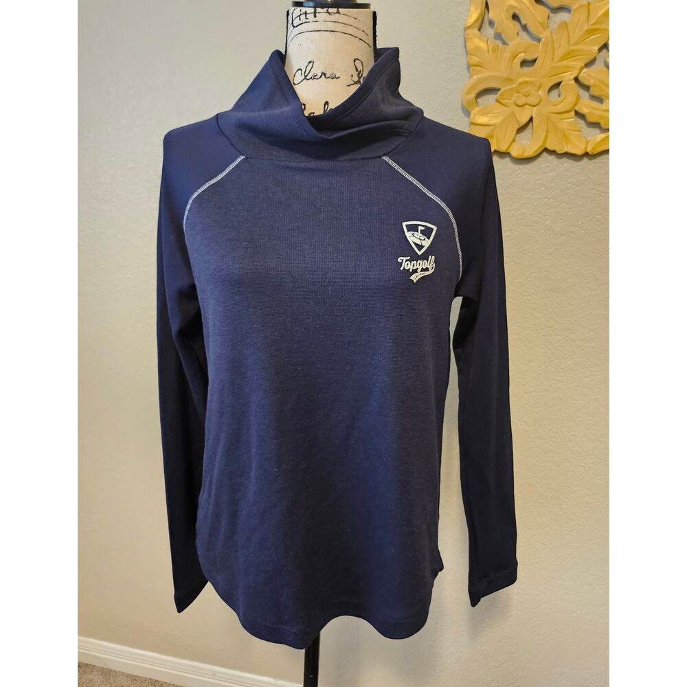 Champion TopGolf Women's Long Sleeve Shirt, Navy, Medium